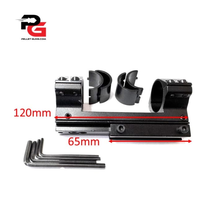 Single Piece Adjustable Dovetail Mount For Short Rail