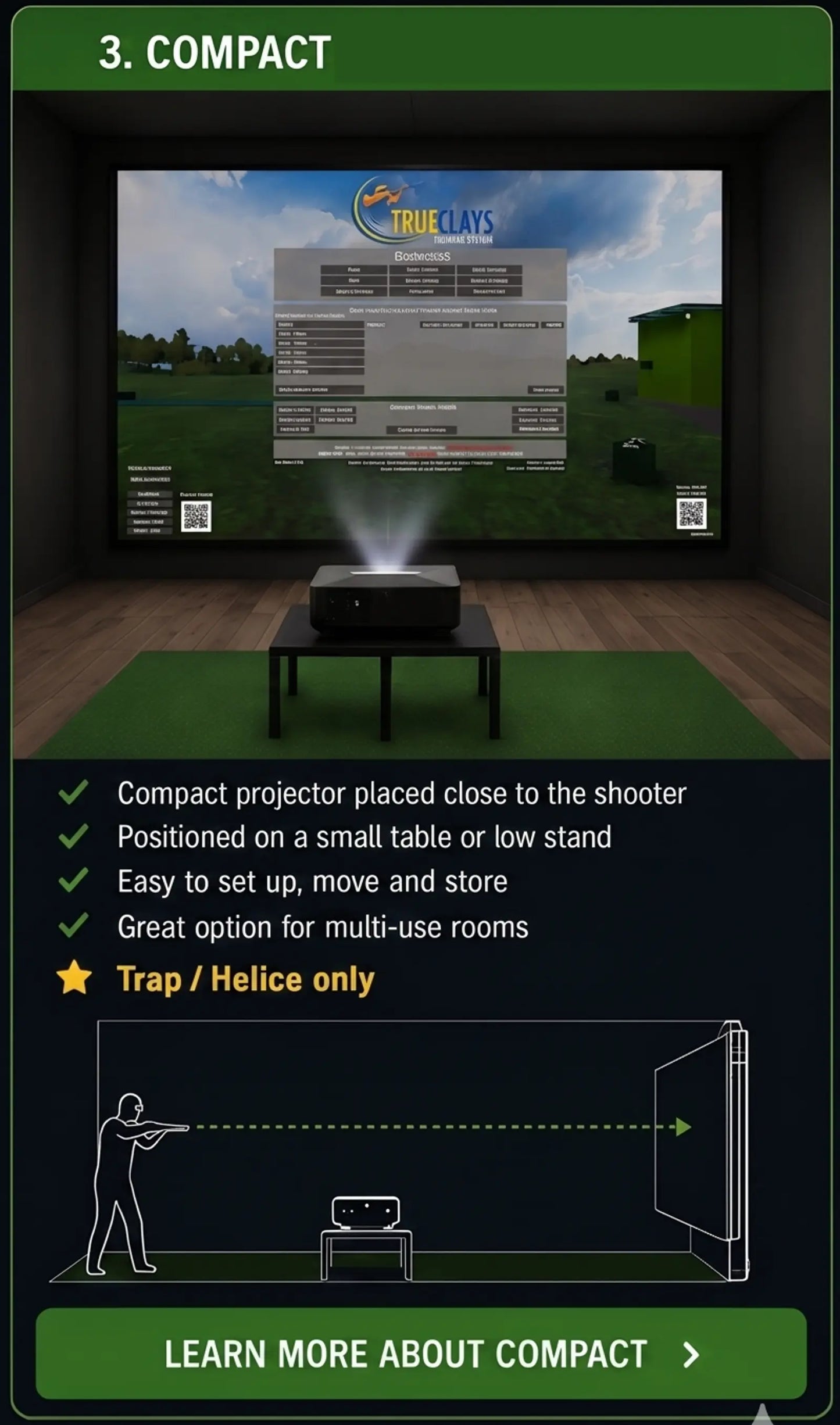 TrueClays Clay Pigeon Shooting Simulator