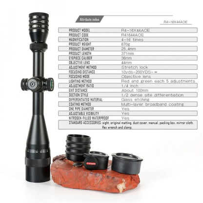 T-EAGLE R 4-16X44 AOE HK Rifle Scope - T-Eagle Rifle Scopes